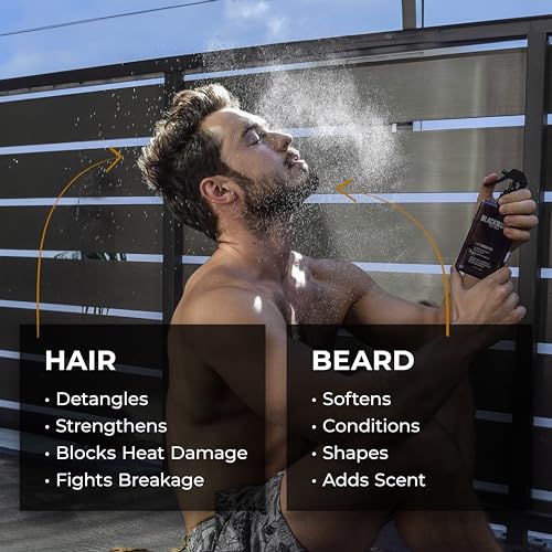 Blackwood For Men 4 Oz Hair & Beard Hydrator Spray – Leave-In Conditioner