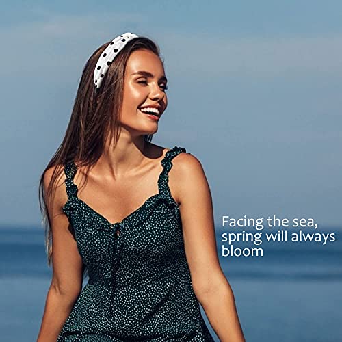 TOBATOBA Floral Knot Headbands for Women 10 Pack Wide No Slip Turbans