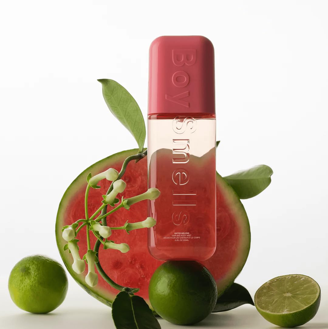 Boy Smells Watermelon Hair and Body Mist | Fresh Fruity Fragrance with Jasmine & Teakwood