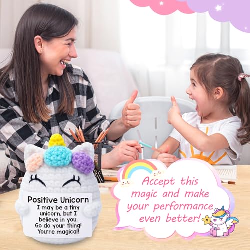 Crocheted Unicorn Keepsake Gift for Girls - Encouragement & Support