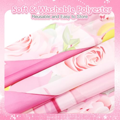 Princess Castle Door Banner Set – 3PCS Photo Booth Backdrop for Girls