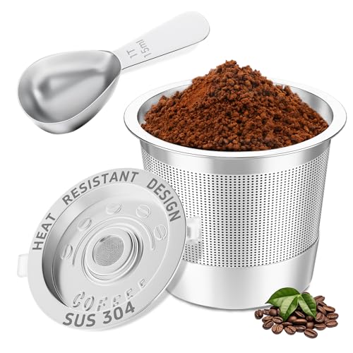 Reusable K Cups for Keurig 1.0 - Stainless Steel, BPA-Free