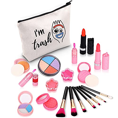 ZJXHPO Forky I'm Trash Makeup Bag - Waterproof Zipper Pouch