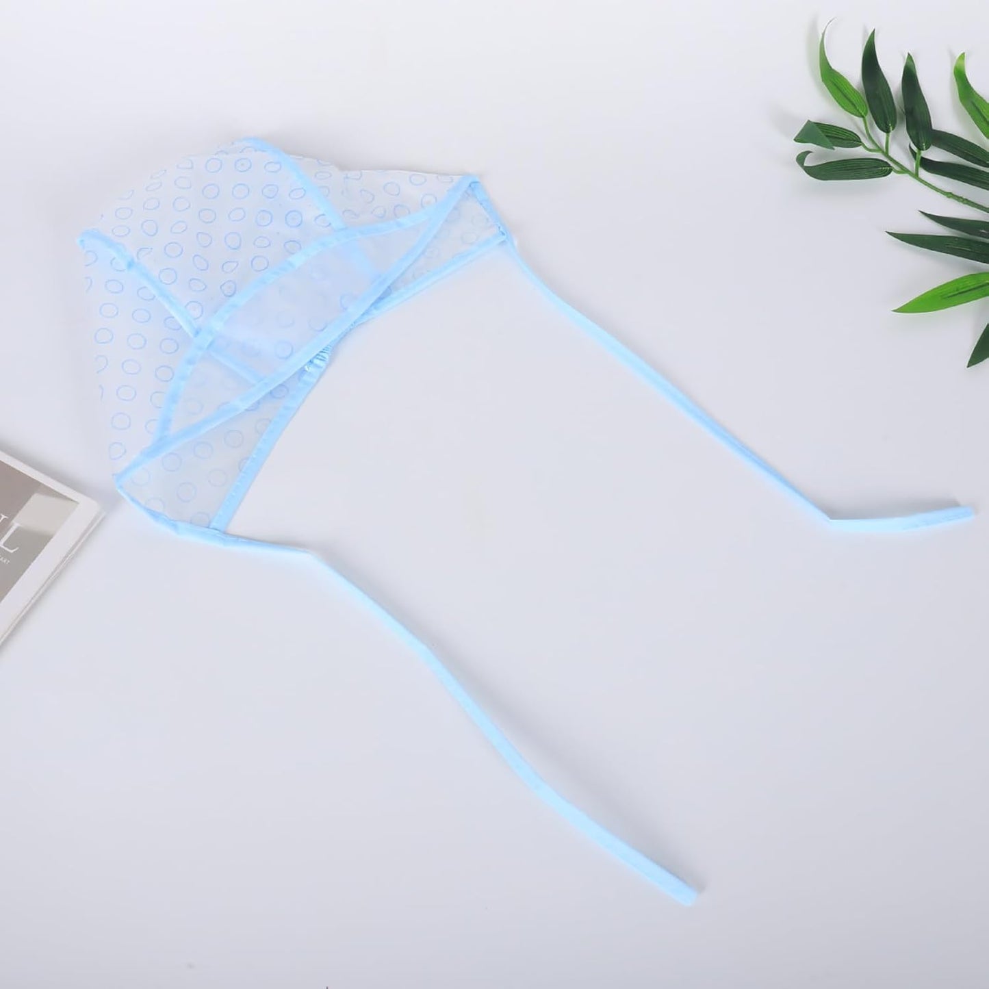 Hair Highlighting Caps - 6 Disposable Dye Caps with Crochet Needles for Salon & Home Use | Tipping Supplies