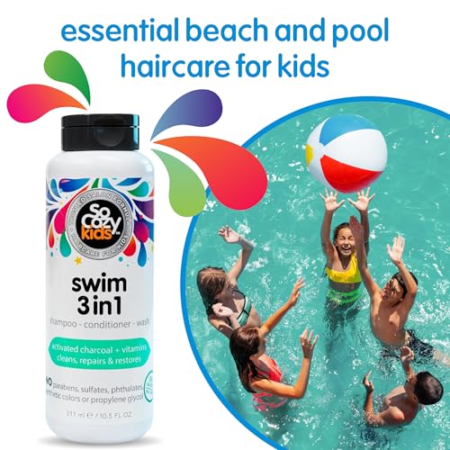 SoCozy Kids Swim 3-in-1 Shampoo, Conditioner & Body Wash