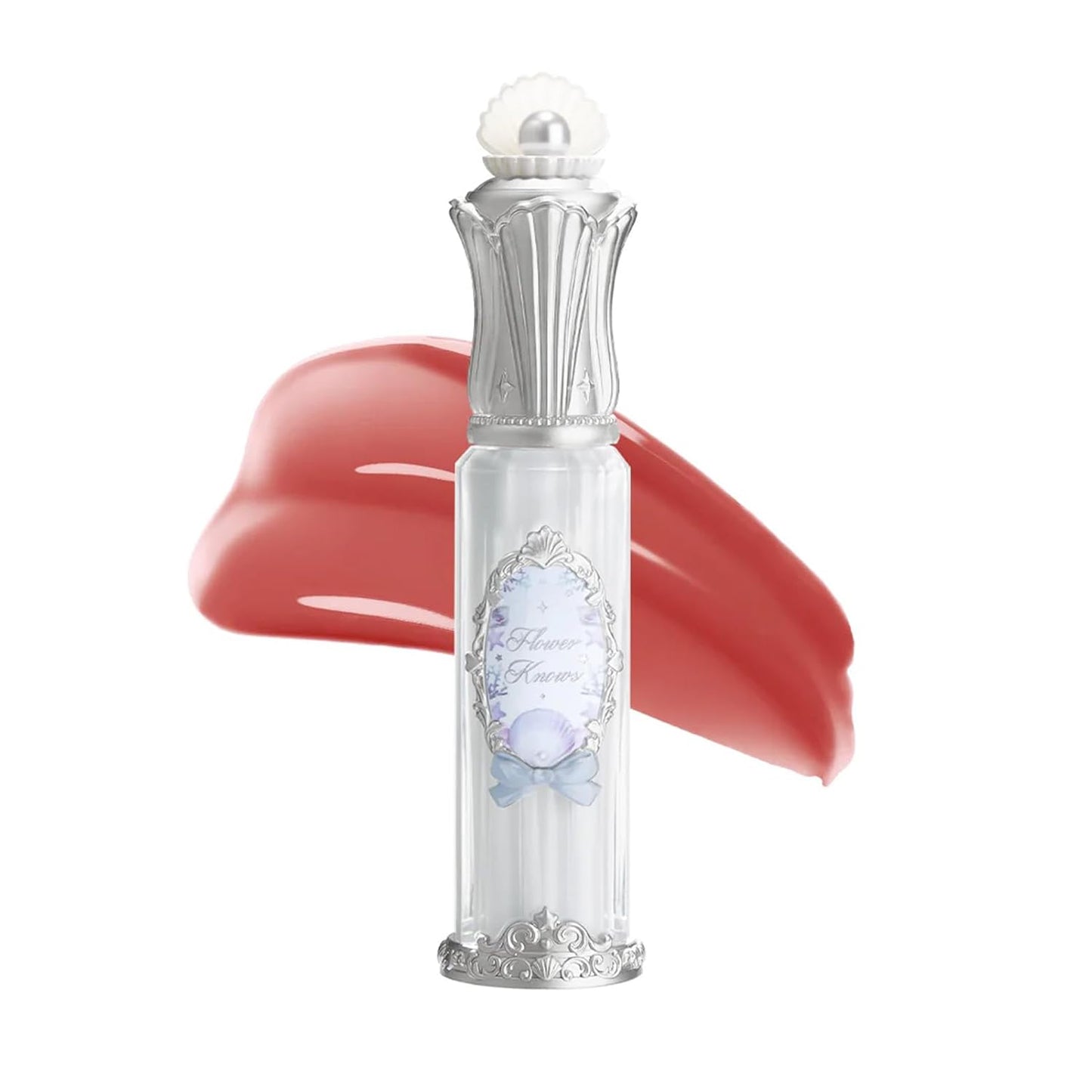 Nourishing Lip Glaze - Shimmery Clear Lip Gloss with Hyaluronic Acid | Moisturizing Plumping Oil, 0.16 Fl Oz (P06 Lunar Jelly)