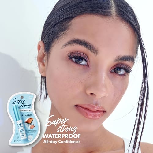 i-Envy Waterproof Eyelash Adhesive, Brush-On Lash Glue, 3 Pack