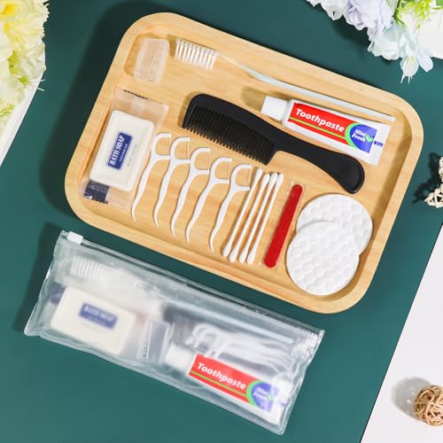 5 Sets Personal Hygiene Kit - Disposable Toothbrush, Toothpaste, Soap & Floss