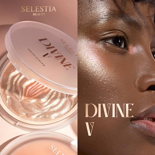 SELESTIA BEAUTY Divine V Powder Highlighter 0.53 oz - Radiant Glow
