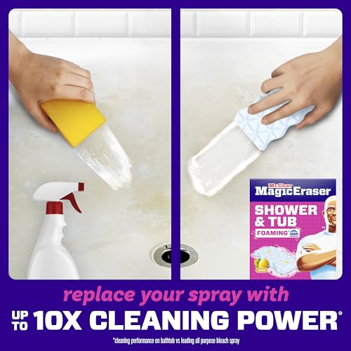 Mr. Clean Magic Eraser Sponge - Lemon Scent, 6ct Shower & Tub Cleaner
