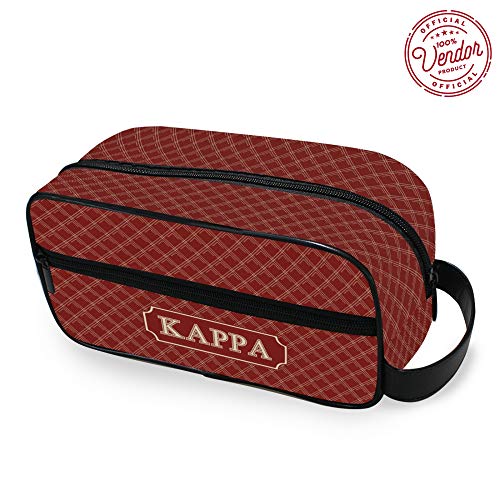 Kappa Alpha Psi Dopp Kit Classic - Official Fraternity Toiletry Bag for Men