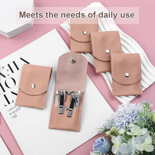 Terdey 12 Pack Nail Clippers Set - 3.95 Inch Stainless Steel Manicure & Pedicure Kit
