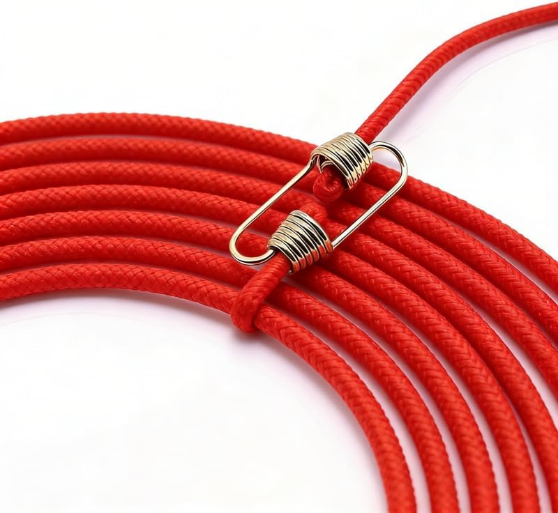 Heavy Duty Bungee Cords - 10 Pack Durable Black Elastic Straps with Metal Hooks for Camping, Cargo Securing & Outdoor Use