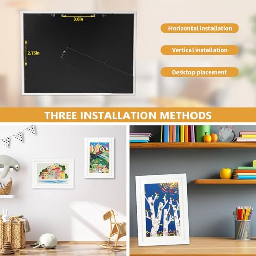 Kids A4 Art Frame - Front Opening, Holds 150 Artworks, Multi-Display