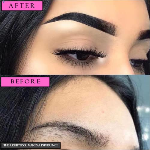 Precision Mini Tweezers with Scissor Handle for Eyebrows & Facial Hair