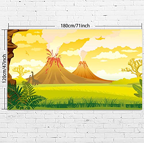 Dinosaur Birthday Party Banner - Tanystropheus T-Rex Photo Backdrop