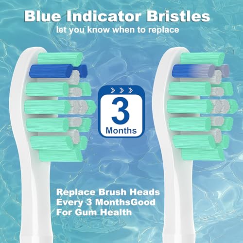 GERAGER Toothbrush Replacement Heads for Philips Sonicare - 12 Pack