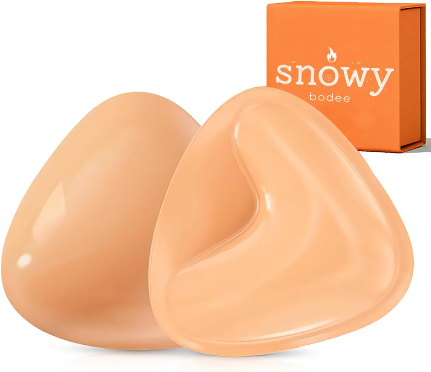 Push-Up Sticky Bra Inserts for Women - Reusable Strapless Waterproof Adhesive Pads