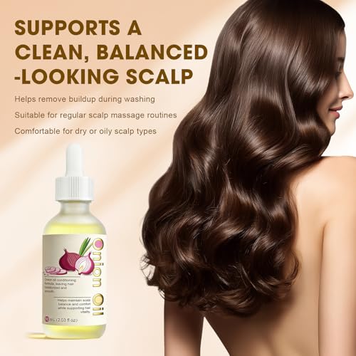 SKSOYT Onion Oil for Hair & Scalp, 2.03 FL OZ - Nourishing Hair Treatment