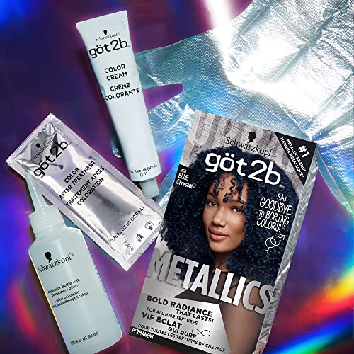 Got2B Metallics Permanent Hair Color - M66 Blue Charcoal