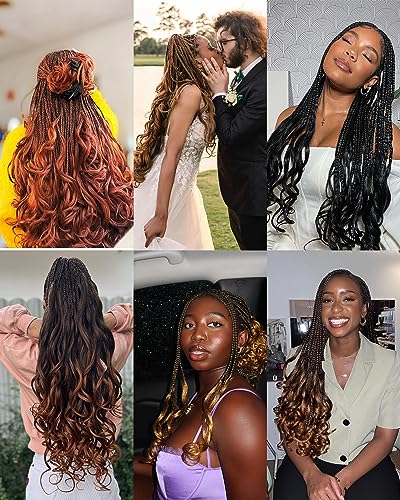 French Curl Braiding Hair - 8 Inch Pre-Stretched 1B (Pack of 8)