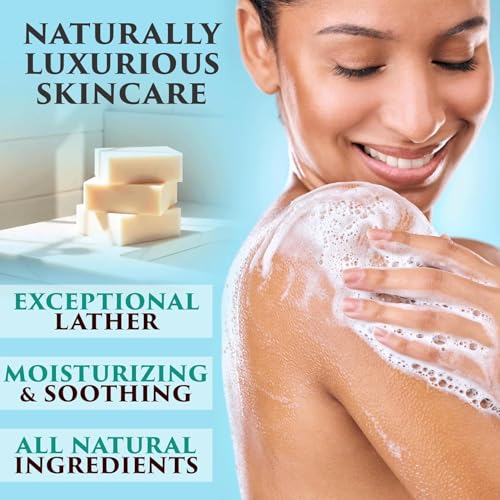 The Grecian Soap Company Goat Milk & Olive Oil Soap Bar, Egyptian Musk 3-Pack