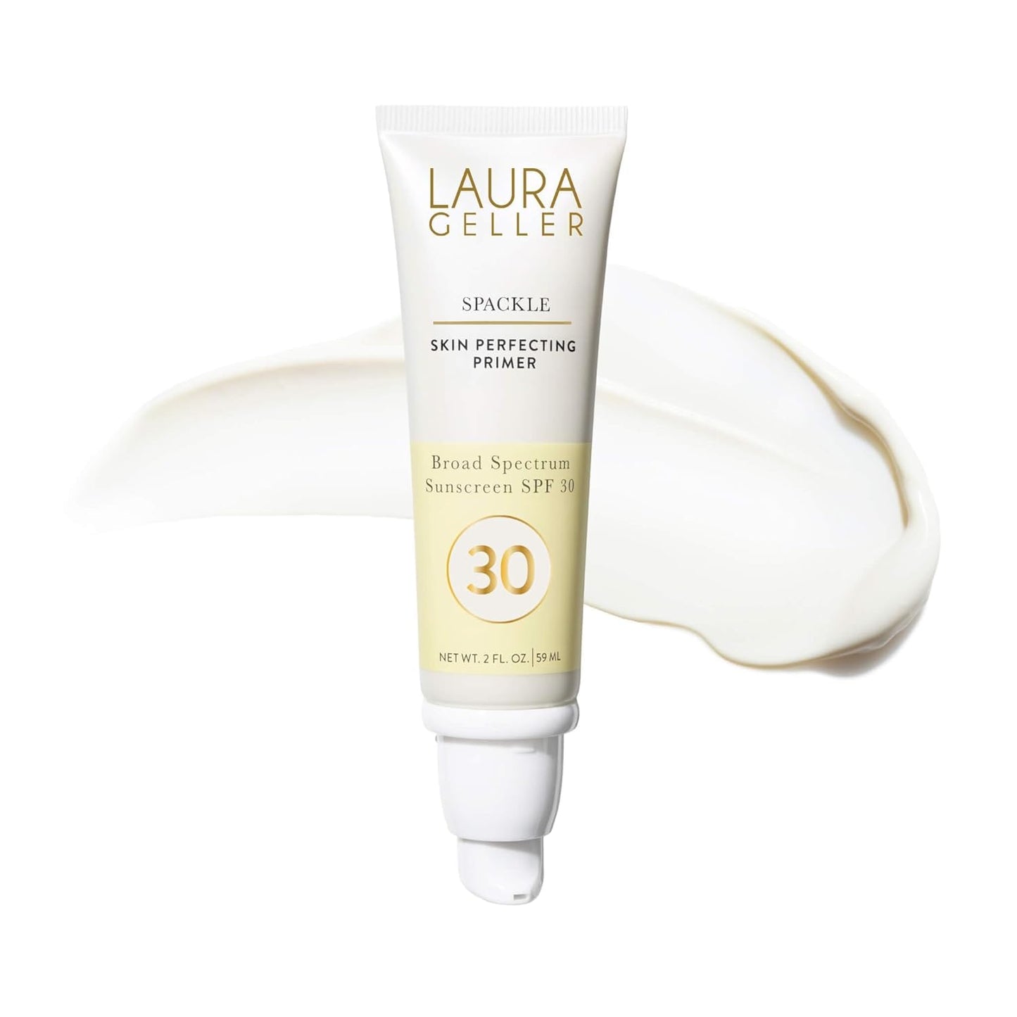 Spackle Primer by Laura Geller - Hydrating Hyaluronic Acid Makeup Primer for Mature Skin | Super Size 2 Fl Oz