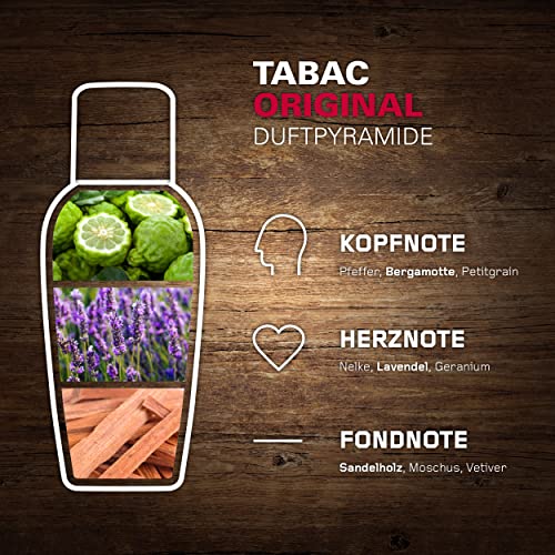 Tabac Original Aftershave Lotion for Men, 3.4 oz / 100 ml
