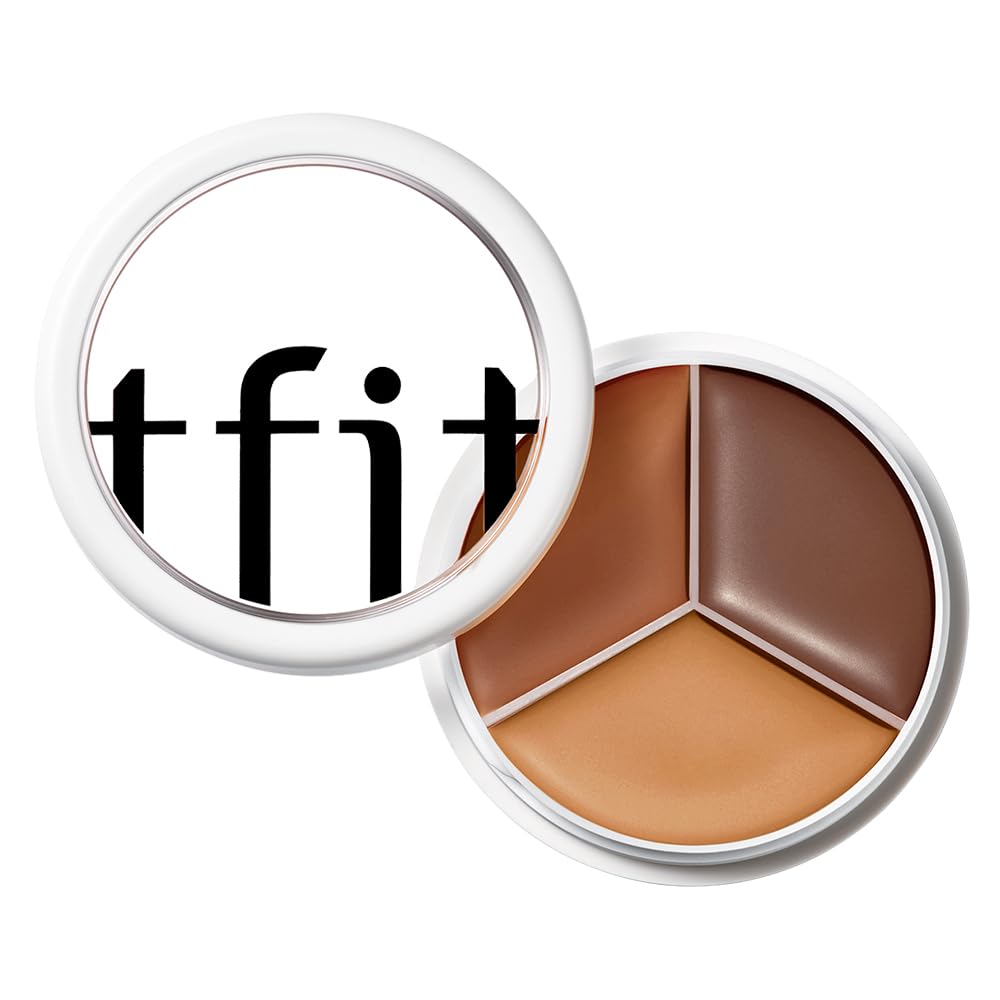 TFIT Multi-Use Pot Concealer - High-Pigmented, Full Coverage Formula | Crease-Proof for Dark Circles & Blemishes (00 Light, 0.52 Oz)
