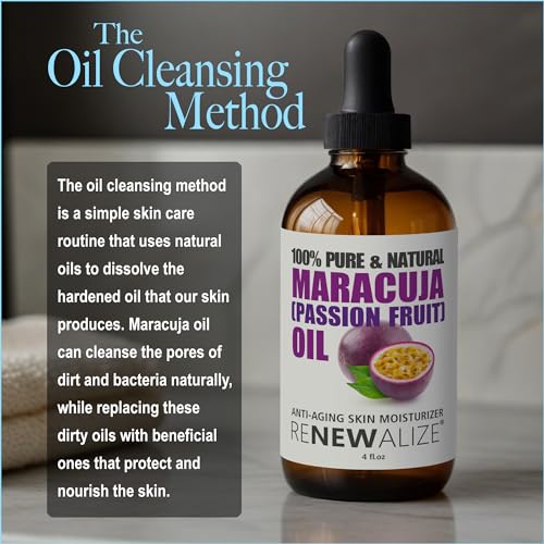 Maracuja Passion Fruit Seed Oil Face Moisturizer | Cold Pressed & Unrefined, 4 oz