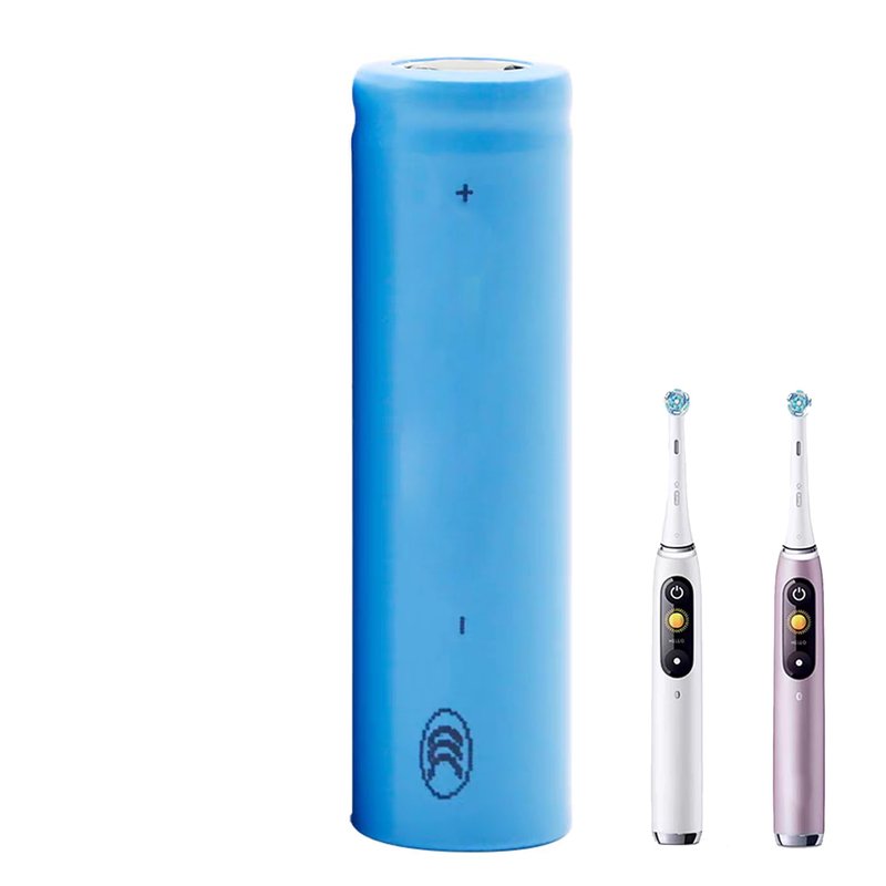 Nzzz [1250mAh] Replacement Battery for Braun Oral-B iO Series iO10 iO9 iO8 iO7 iO6 Toothbrush Model 3768 (Please Verify Compatibility Before Purchase) Without Nickel Tabs Battery NiMH