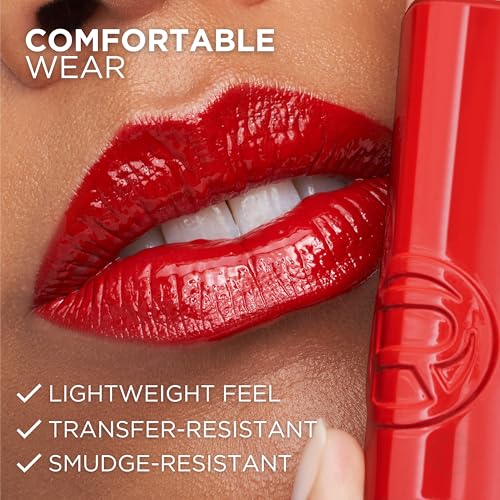 L'Oreal Paris Infallible Lacque Resistance Liquid Lipstick - 16HR Transfer-Proof, High Impact Color, 410 Rouge Poppy