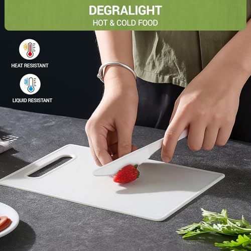 Degralight 100% Compostable CPLA Knives - 200 Pack, Durable & Eco-Friendly