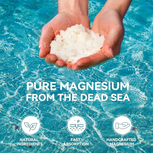 Chialing Dead Sea Magnesium Lotion with Lavender, 4 oz Moisturizing Cream