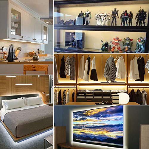 5V USB LED Light Strip 4.9ft - Daylight COB Under Cabinet Lighting