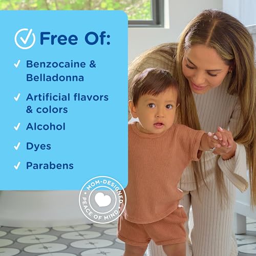 Mommy's Bliss Little Gums Teething Tablets 140 Count (Pack of 2) - Sugar Free & Benzocaine-Free