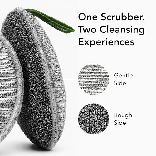 ZOMCHI Large Dual-Texture Exfoliating Body Scrubber - 2 Pack