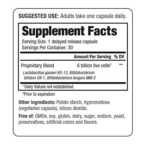 Kyo-Dophilus Fifty+ Probiotic, Digestive & Immune Support, 30 Capsules