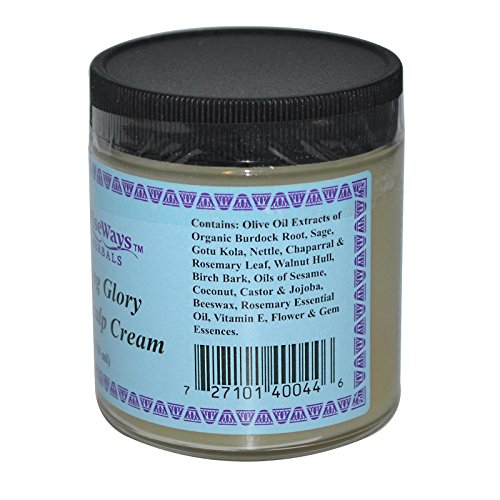Crowning Glory Herbal Hair Cream 4oz - Moisturizing & Revitalizing Treatment
