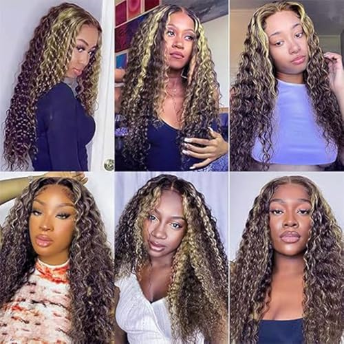 P1B27 Blonde Deep Wave Hair Bundles - 24, 26, 28 Inch | Unprocessed Brazilian Virgin Hair