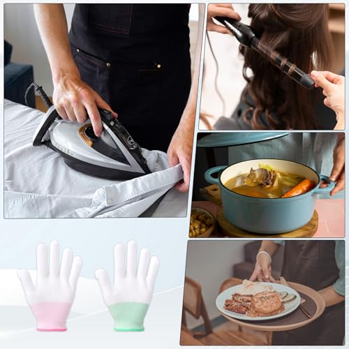 Heat Resistant Styling Gloves for Hair Curling & Flat Iron - 4 Pcs