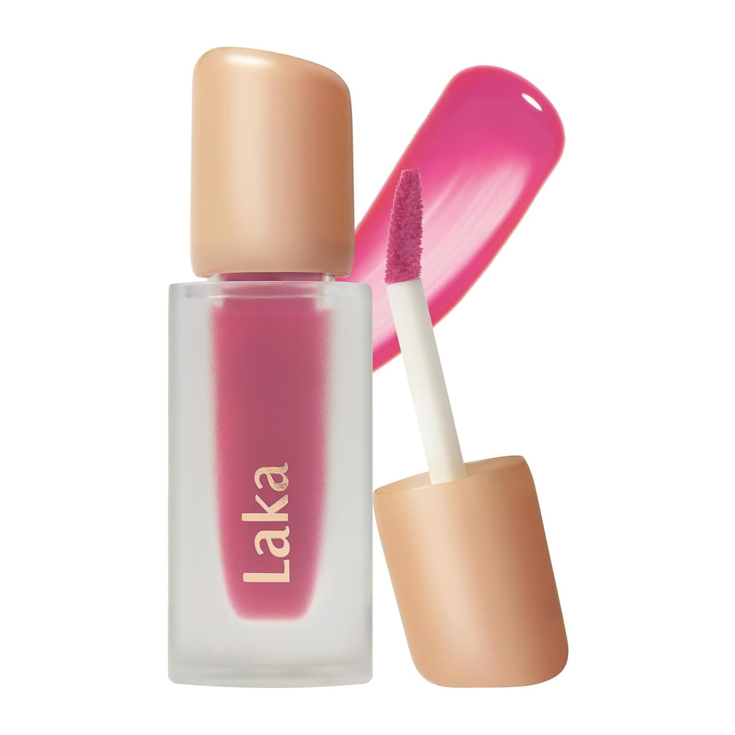 Fruity Glam Tint Lip Stain - Hydrating, Lightweight, Buildable Color | K-Beauty #101 Joyful, 4.5g/0.15oz