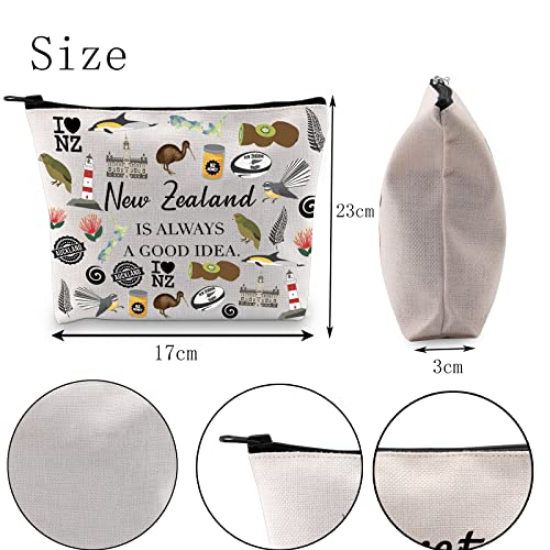 New Zealand Is Always Cosmetic Bag - POFULL Travel Organizer