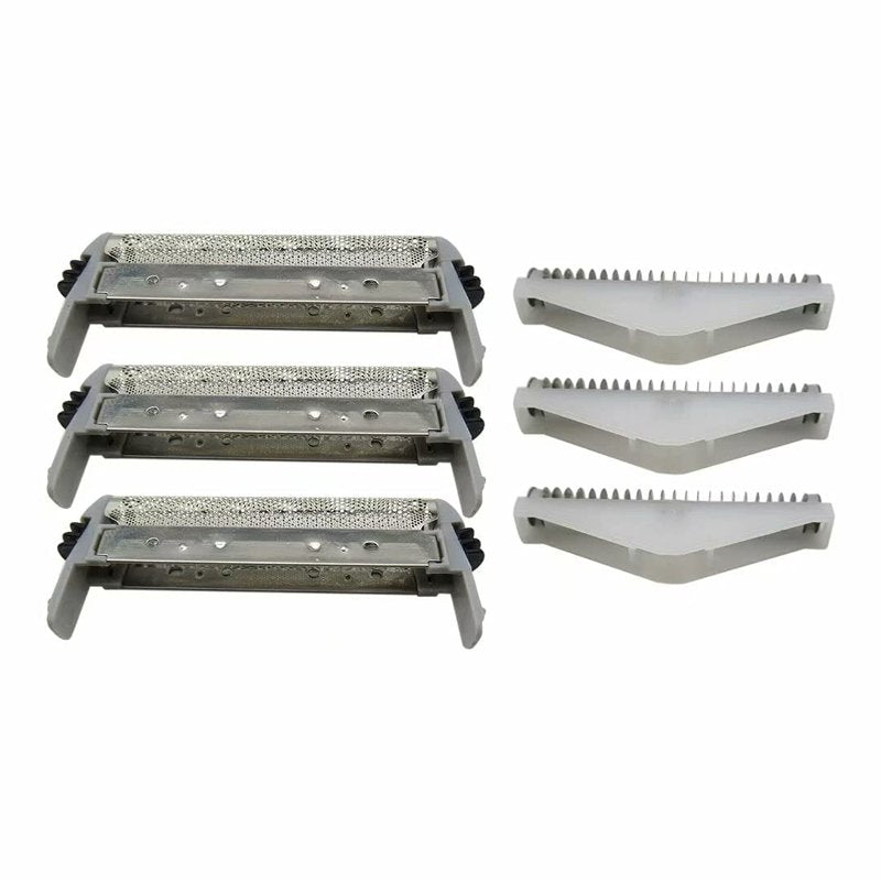 SP-93/SP-94/MS3 Series Shaver Foil Screens & Cutter Blade Head Replacement for Remington's Microscreen 3 TCT Foil Shavers MS3-1000, MS3-1100, MS3-1700