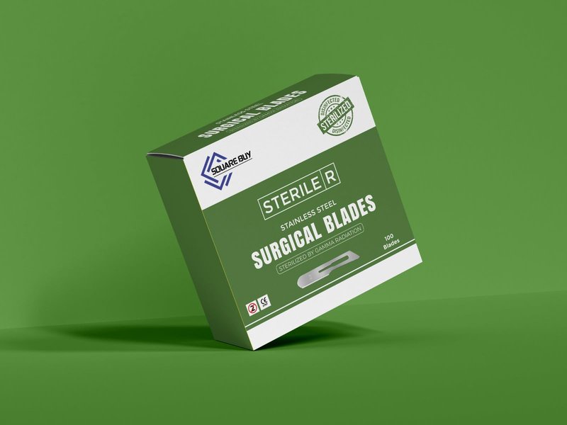 10R Dermaplaning Blades 100 Pack– Sterile Stainless Steel Scalpel Blade #10R – Scalpel Blades for Dermaplane Facial, Dermaplaning for Women & Men | Beauty Tools for Estheticians | Individually Wrapped