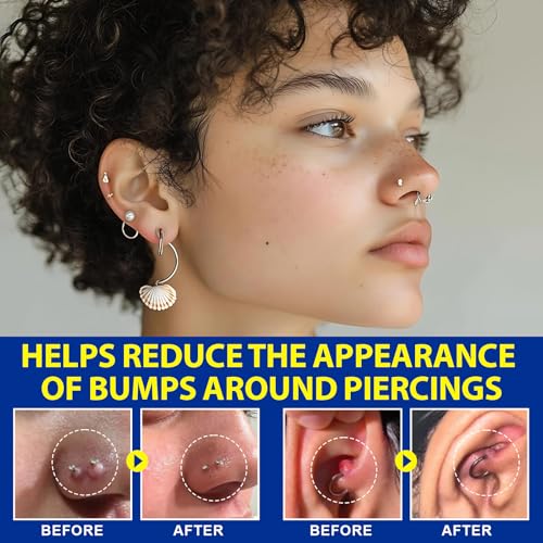 Piercing Aftercare Spray for Ear, Nose, Belly Button & Cartilage - Soothing Sea Salt & Aloe Vera Solution