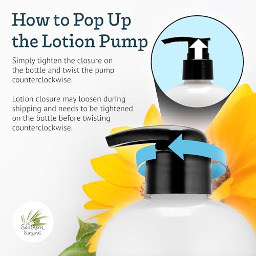 Southern Natural Goat Milk Lotion Unscented 12 oz for Dry Sensitive Skin