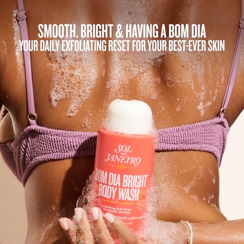 Sol de Janeiro AHA BHA Body Wash - Exfoliating Floral Vanilla Scent