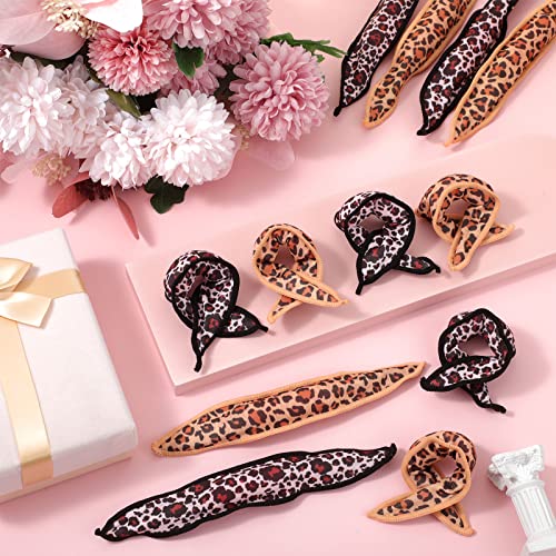 Bememo 40-Piece Soft Foam Hair Rollers for Overnight Curling - Leopard
