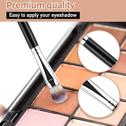 MUIIGOOD Professional Eyeshadow Brush Set - 2 Pcs for Blending & Precision